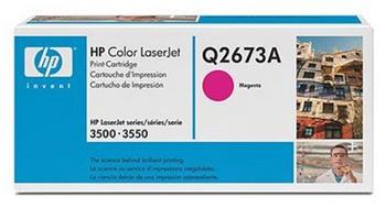 HP 309A purpurový toner Color LaserJet 3500, Q2673A OLD