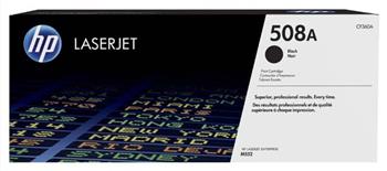 HP 508A Black LJ Toner Cartridge, CF360A