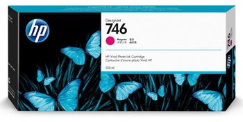 HP 746 300-ml Magenta Ink Cartridge, P2V78A