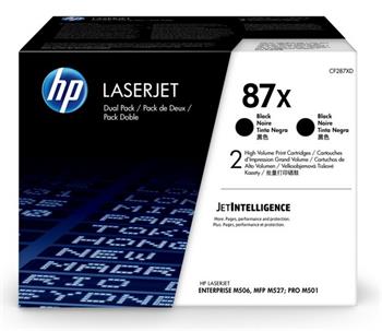 HP 87X 2-pack HY Black Original LaserJet Toner, CF287XD
