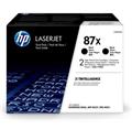 HP 87X 2-pack HY Black Original LaserJet Toner, CF287XD