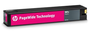 HP 981X High Yield Magenta Original PageWide Cartridge, L0R10A