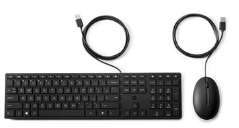 HP Wired 320MK Combo Keyboard + Mouse, 9SR36UT