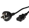 Kabel síťový Čína, GB15934-2008(typ I) - IEC320 C13, 1,8m, černý