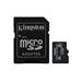 KINGSTON 8GB microSDHC Industrial C10 A1 pSLC Card + SD Adapter