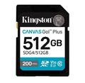Kingston Canvas Go! Plus - paměťová karta flash - 512 GB - SDXC
