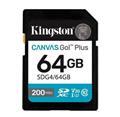 Kingston Canvas Go! Plus - paměťová karta flash - 64 GB - SDXC