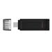 Kingston flash disk 256GB DT70 USB-C 3.2 Gen 1