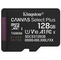 Kingston paměťová karta 128GB Canvas Select Plus Gen 3 microSDXC 150R A1 C10 Card, bez adaptéru