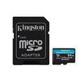Kingston paměťová karta 64GB microSDXC Canvas Go Plus Gen4 A2 U3 V30 Card + ADP