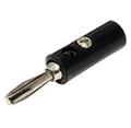 Konektor "banánek" 4mm, černý