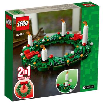 LEGO Exkluzivní sety - Vánoční věnec 2 v 1 40426