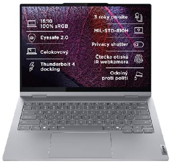 Lenovo ThinkBook 14 2-in-1 G5 Ultra 7 255U/AI/32GB/1TB SSD/14" WUXGA Touch/3yOnsite/Win11 Pro/šedá
