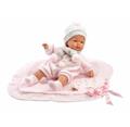 Llorens JOELLE - realistická panenka miminko se zvuky a měkkým látkovým tělem 38938