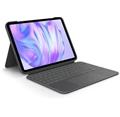 Logitech Combo Touch pouzdro s CZ/SK (ISO) klávesnicí pro iPad Air 13' 2024 (M2/M3) šedé