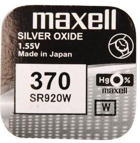 Maxell baterie 370/SR920W/V370 1ks