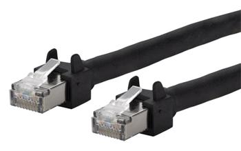 METZ CONNECT Venkovní S/UTP patchkabel kat. 5e, Flex500, 6kV, 5m, černý