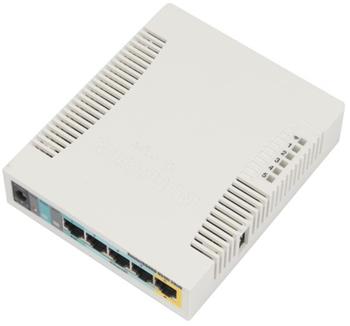 MikroTik RB951Ui-2HnD, 600MHz, 128MB RAM, RouterOS L4
