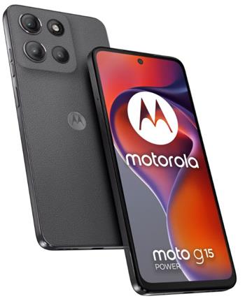 Motorola Moto G15 Power 8/256GB, Gravity Grey (Vegan Leather)