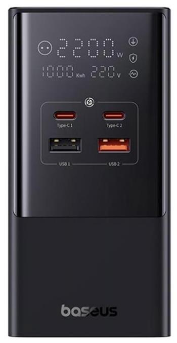 Nabíjecí stanice Baseus PowerCombo Tower 100W EU černá