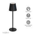 Nedis LTOUT05BK dobíjecí stolní LED lampa, i venkovní, USB