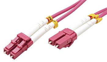 Optický patchkabel LC-LC 50/125 (multimode), duplex, OM4, 20m