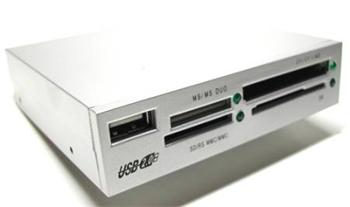 Panel do 3.5" Bílá Čtečka All in1 SDHC, USB2.0