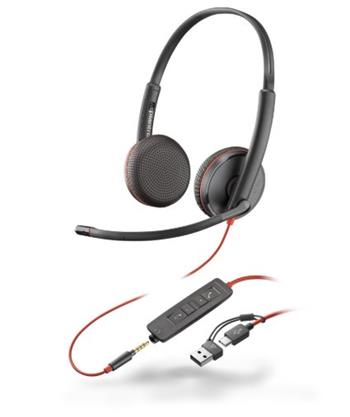 Poly Blackwire 3225 USB-C/A + 3,5 mm jack (bulk)