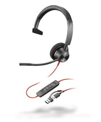Poly Blackwire 3315 USB-C/A + 3,5 mm jack