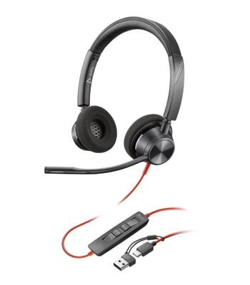 Poly Blackwire 3320 MS USB-C/A