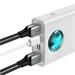 Power banka Baseus AMBLIGHT QC 30000 mAh 65W bílá s kabelem USB-C - USB-C 1M 100W