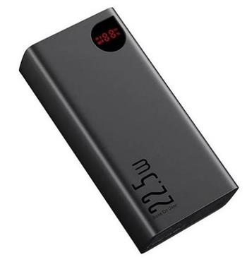 Powerbanka Baseus Adaman 40000mAh, 22,5W černá
