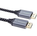 PremiumCord DisplayPort 1.4 přípojný kabel, kovové a zlacené konektory, 1m
