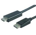PremiumCord DisplayPort na HDMI kabel 5m M/M