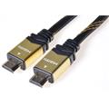 PremiumCord GOLD HDMI High Speed + Ethernet kabel, zlacené konektory, 3m