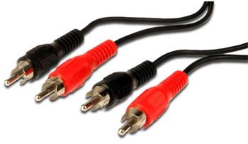 PremiumCord Kabel 2x CINCH-2x CINCH M/M 2m