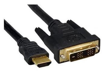 PremiumCord kabel, DVI-D M/ HDMI M, 1m