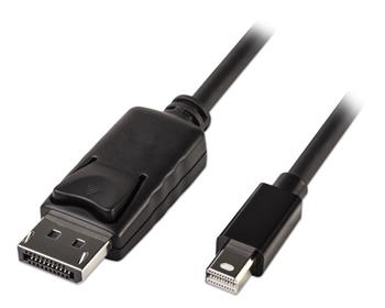 PremiumCord Mini DisplayPort - DisplayPort V1.2 přípojný kabel M/M 2m