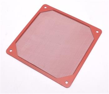 PRIMECOOLER PC-DFA120R 120mm prachový filtr, červený