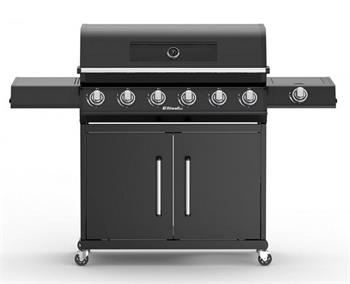 Riwall PRO RGG 41, plynový gril 4 hořáky a boční vařič