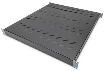 Roline 19" police, 1U, 500mm, max. 50kg, černá