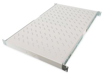 Roline 19" police, 1U, 770mm, max. 50kg, šedá