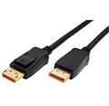 Roline DisplayPort kabel v.2.1 (UHBR13,5, 10K@60Hz), DP(M) - DP(M),černý, 1m