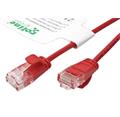 Roline GREEN UTP patchkabel kat. 6a, tenký, LSOH, 1m, červený