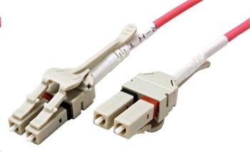 Roline Optický patchkabel LC-LC 50/125 (multi mode), duplex, OM4, Low-Loss, uniboot, 2m