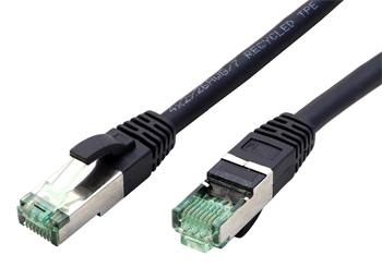 Roline RM S/FTP patchkabel kat. 6a, 10m, černý