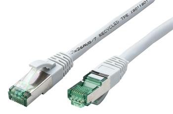 Roline RM S/FTP patchkabel kat. 6a, 1m, šedý
