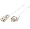 Roline U/FTP patchkabel kat. 7, s konektory RJ45, LSOH, tenký, bílý, 2m