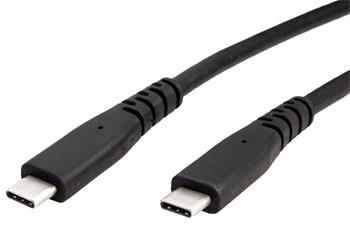 Roline USB4 20Gbps kabel USB C(M) - USB C(M), PD 240W, 3m, černý