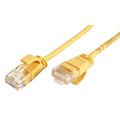 Roline UTP slim patchkabel kat. 6a, LSOH, 0,15m, žlutý